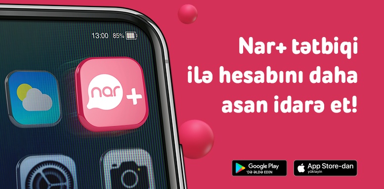 Nar+ mobil tetbiqi (application)