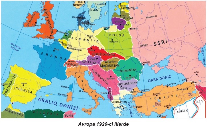 Avropa 1920-ci ildə