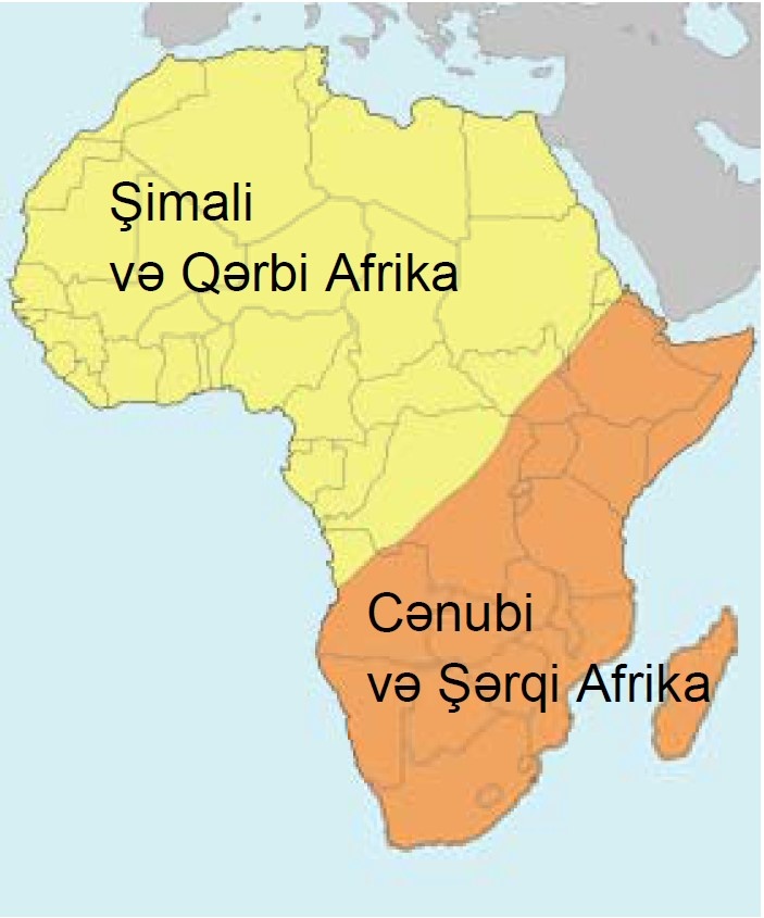 parts of Africa continent