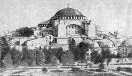 Konstantinopolis. M&uuml;qəddəs Sofiya məbədi