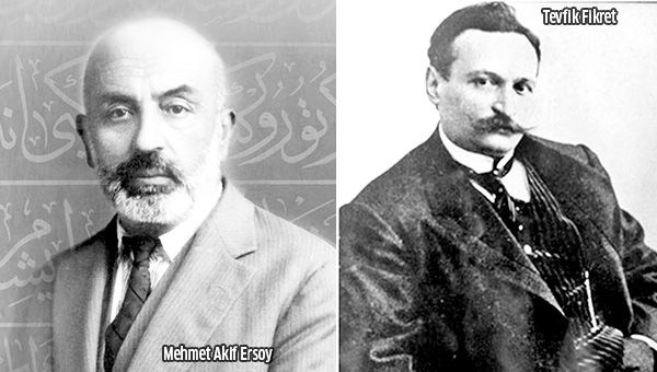 Tevfik Fikrət və Mehmet Akif