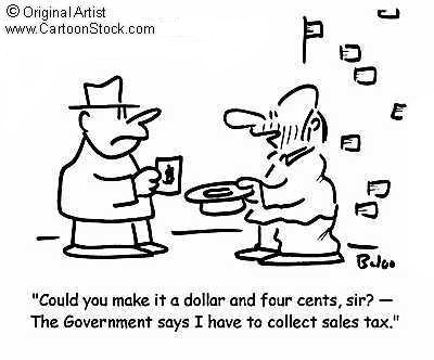 vergi haqqında karikatura
