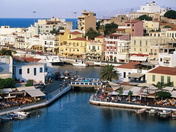 Agios Nikolaos, Crete,Krit adası, Yunanıstan