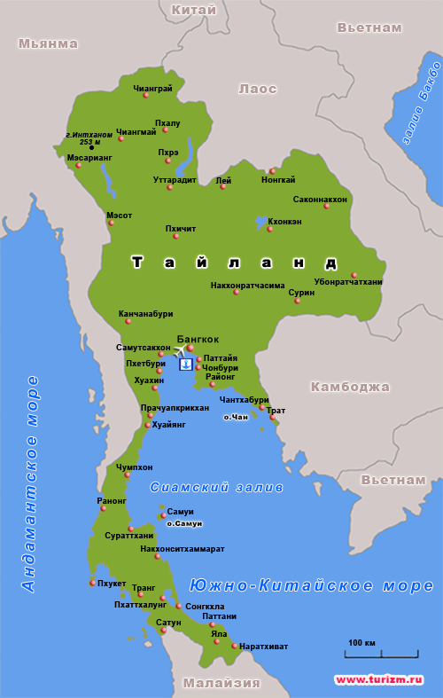 Tailand,Cənuş Şərqi Asiya
